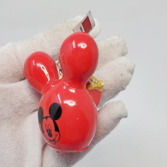 Disney Parks Mickey Mouse Res Balloon Popcorn Bucket Keychain NWT - Picture 12 of 14